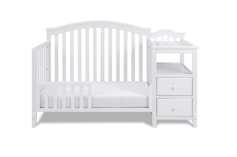 Image of AFG Baby Furniture Athena Kali 4-in-1 Crib and Changer in White