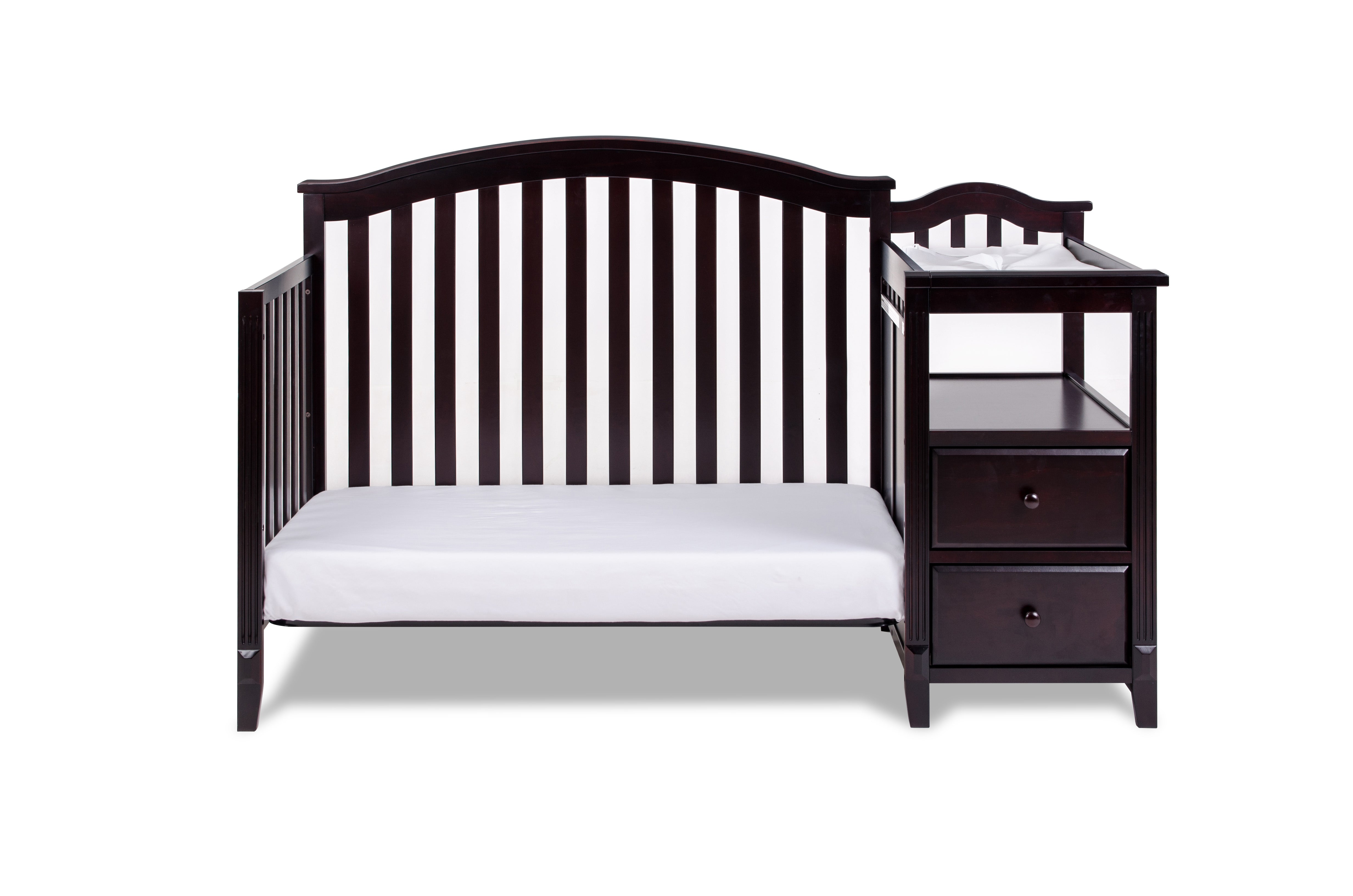 AFG Baby Furniture Athena Kali 4-in-1 Crib and Changer in Expresso