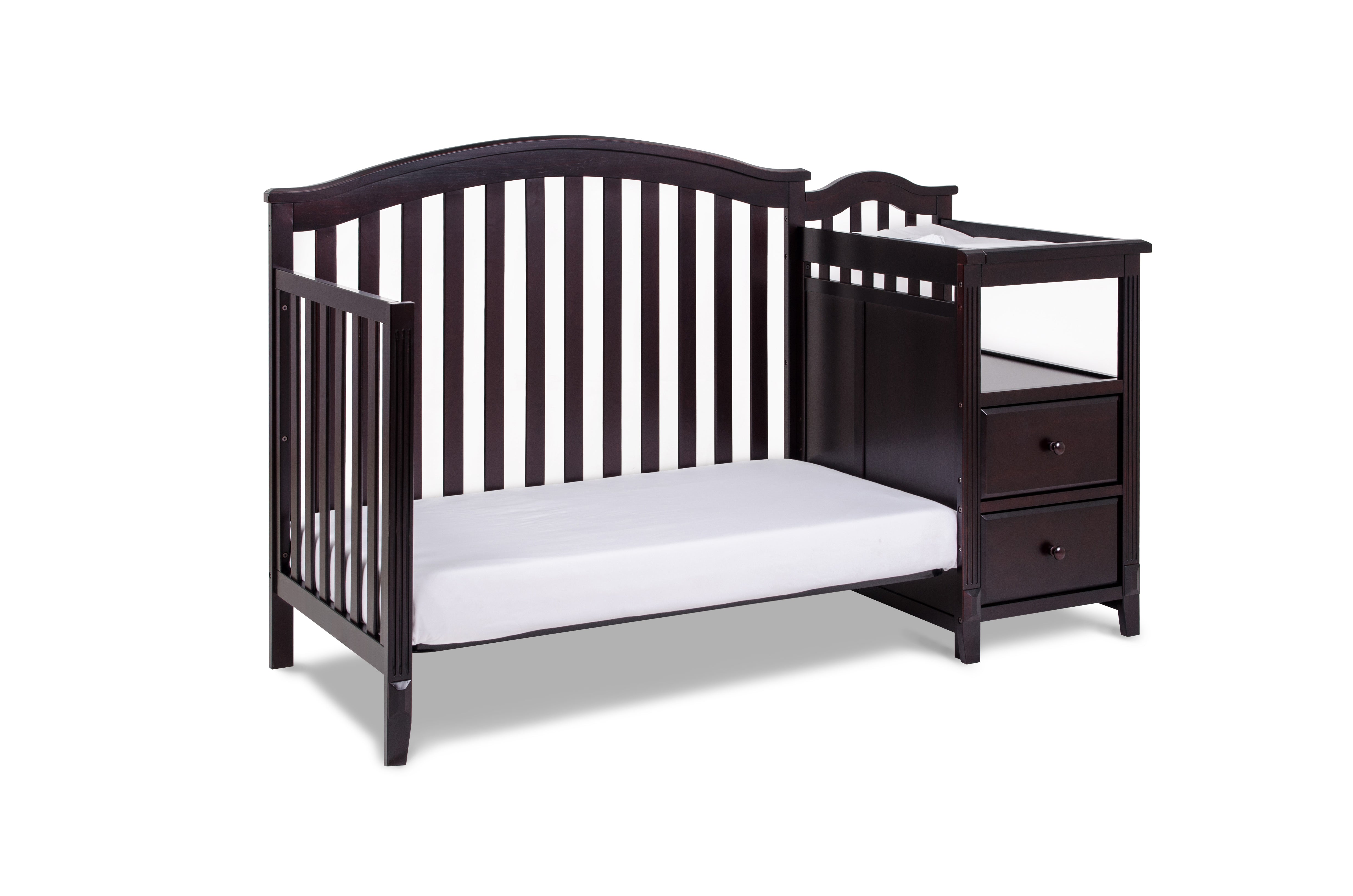 AFG Baby Furniture Athena Kali 4-in-1 Crib and Changer in Expresso