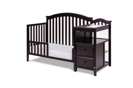 AFG Baby Furniture Athena Kali 4-in-1 Crib and Changer in Expresso
