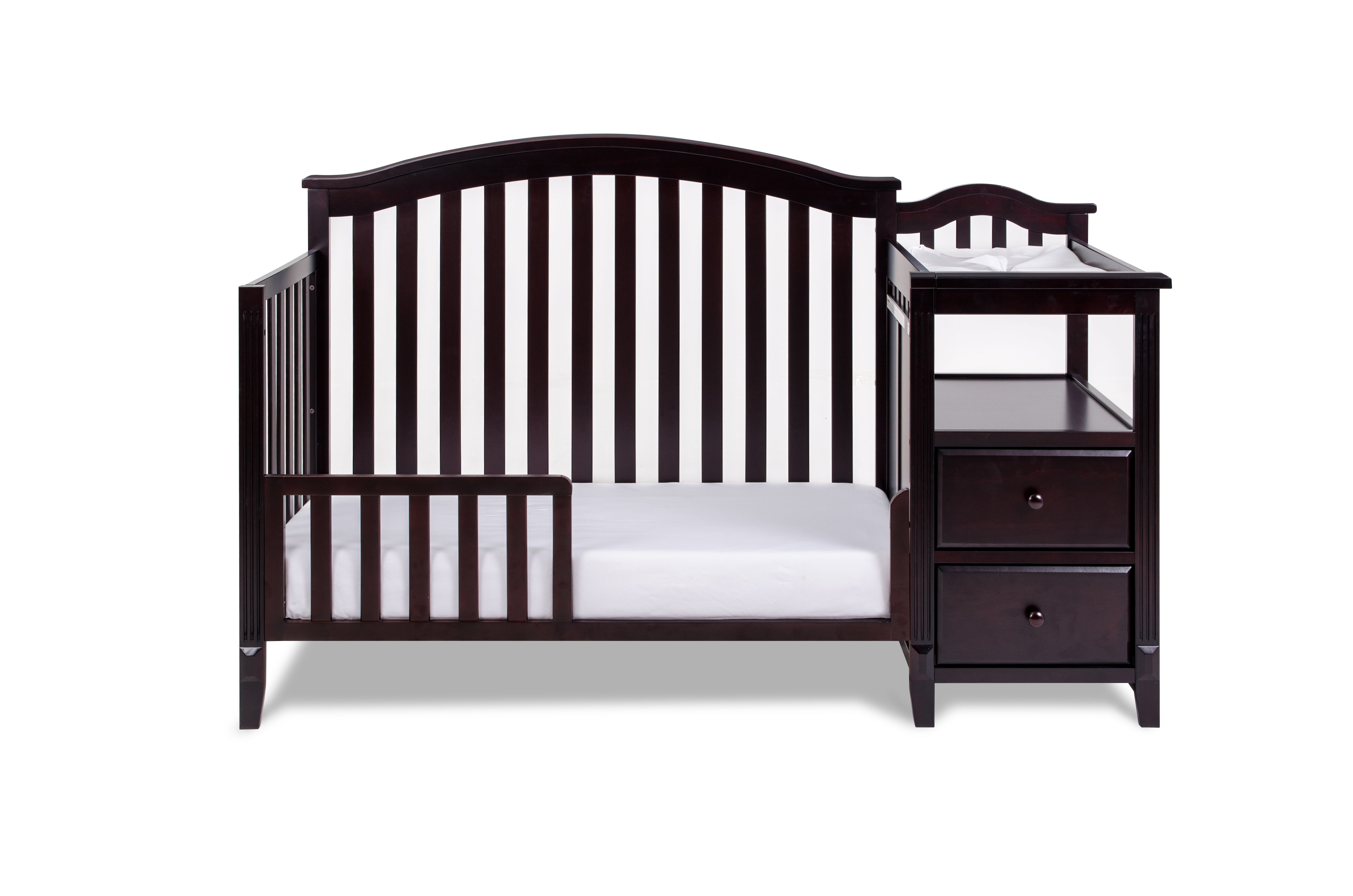 AFG Baby Furniture Athena Kali 4-in-1 Crib and Changer in Expresso