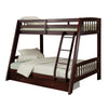Topmax Twin Over Full Bunk Bed with Storage