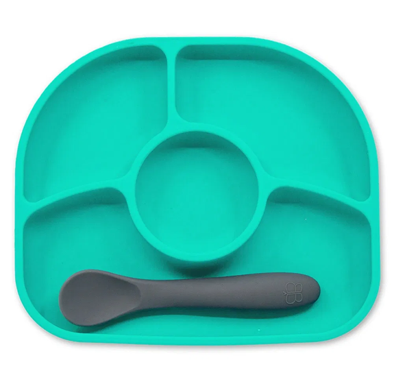 Bbluv Yümi – Silicone plate and spoon set