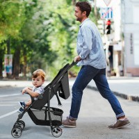 Costway 6-In-1 Kids Baby Stroller Tricycle Detachable Learning Toy Bike