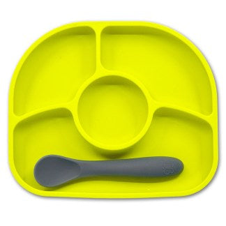 Image of Bbluv Yümi – Silicone plate and spoon set