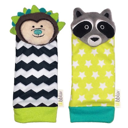 Image of Bbluv Düo - Foot Finders Hedgehog and Racoon