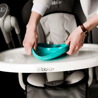 Bbluv Yümi – Silicone plate and spoon set