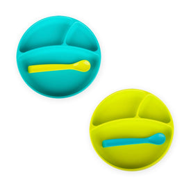 Bbluv Miäm Aqua - Silicone Plate and Spoon