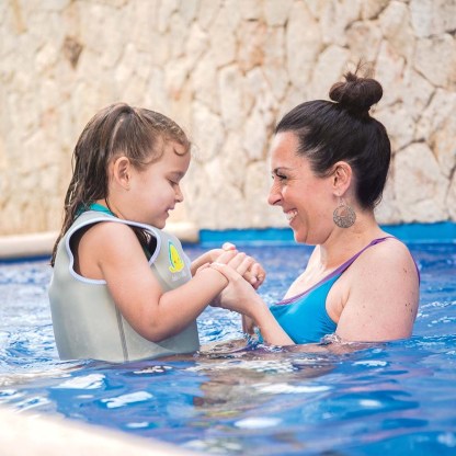 Bbluv Näj (Grey) - Evolutive Swim Vest (1-3 years)