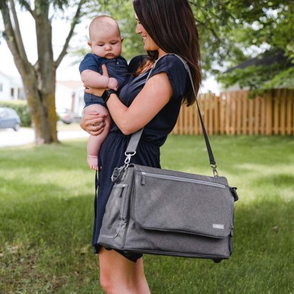 Image of Bbluv Ültra (Charcoal) - Diaper Bag
