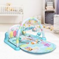 Image of Costway 3-in-1 Fitness Music and Lights Baby Gym Play Mat