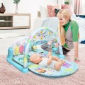 Costway 3-in-1 Fitness Music and Lights Baby Gym Play Mat