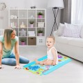 Costway 4-in-1 Baby Play Gym Mat with 3 Hanging Toys