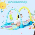 Costway 4-in-1 Baby Play Gym Mat with 3 Hanging Toys