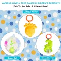 Image of Costway 4-in-1 Baby Play Gym Mat with 3 Hanging Toys
