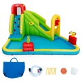 Costway Inflatable Splash Water Bounce House Jump Slide Bouncer