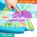 Costway 4-in-1 Baby Play Gym Mat with 3 Hanging Toys