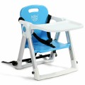 Costway Baby Booster Folding Travel High Chair with Safety Belt & Tray