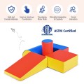 Image of Costway 5-Piece Set Climb Activity Play Safe Foam Blocks