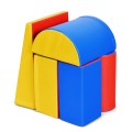 Costway 5-Piece Set Climb Activity Play Safe Foam Blocks