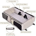 Costway 3 in 1 Portable Infant Bassinet Diaper Bag Beige