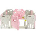 Image of Costway Baby Playpen Activity Center Safety Play Yard Cute Frog