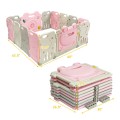 Image of Costway Baby Playpen Activity Center Safety Play Yard Cute Frog