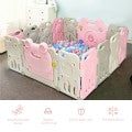 Costway Baby Playpen Activity Center Safety Play Yard Cute Frog