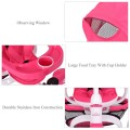 Image of Costway 4-in-1 Detachable Baby Stroller Tricycle with Round Canopy