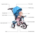 Image of Costway 4-in-1 Detachable Baby Stroller Tricycle with Round Canopy