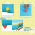 Image of Costway Double Side Inflatable Water Slide Park with Climbing Wall