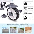 Image of Costway 4-in-1 Detachable Baby Stroller Tricycle with Round Canopy