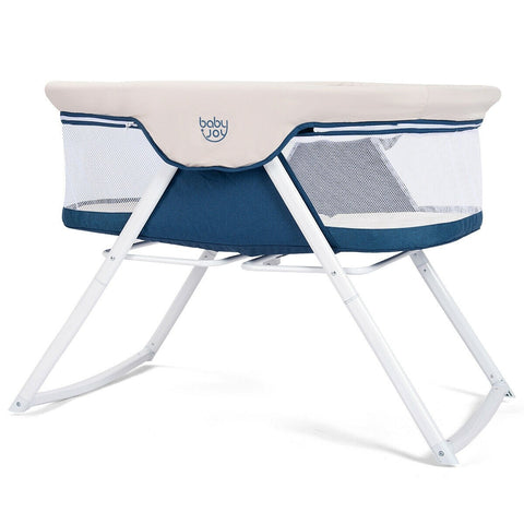 Image of Portable Foldable Rocking Bassinet for Newborn