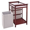 Image of Costway Infant Baby Changing Table with 3 Baskets