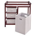 Costway Infant Baby Changing Table with 3 Baskets