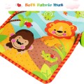 Costway 4-in-1 Baby Play Gym Mat with 3 Hanging Educational Toys