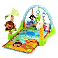 Costway 3-in-1 Fitness Music and Lights Baby Gym Play Mat