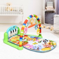 Costway 3-in-1 Fitness Music and Lights Baby Gym Play Mat